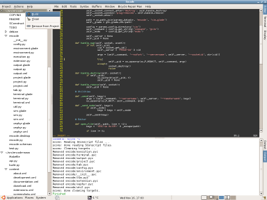 Build screenshot