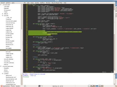 Editor screenshot
